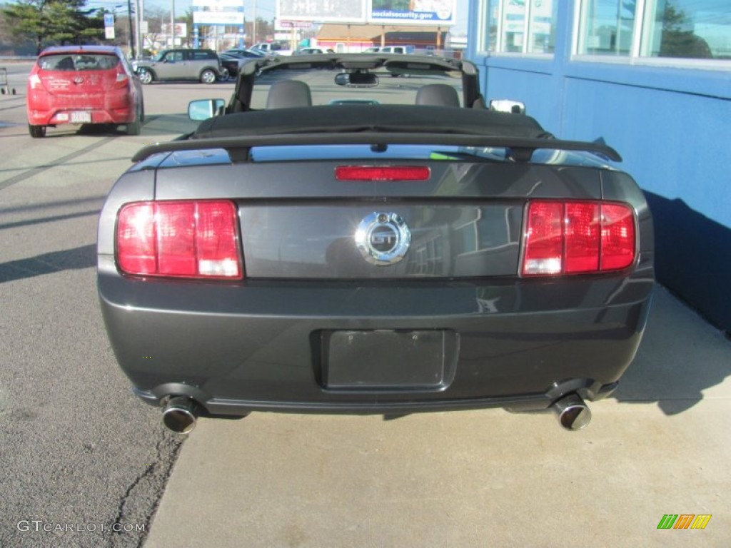 2008 Mustang GT Premium Convertible - Alloy Metallic / Dark Charcoal photo #8