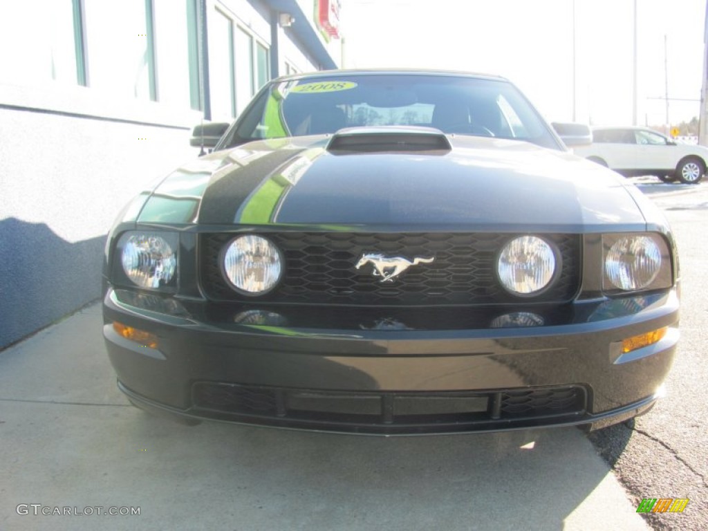 2008 Mustang GT Premium Convertible - Alloy Metallic / Dark Charcoal photo #9
