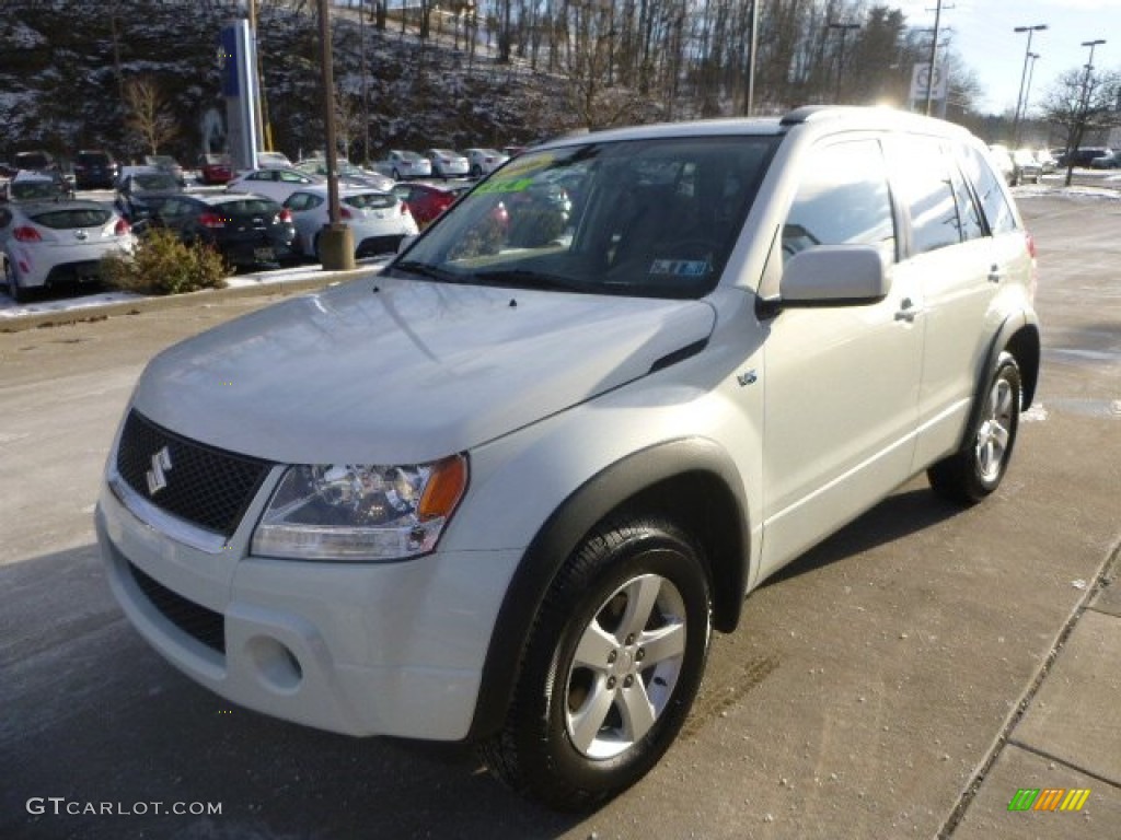 2006 Grand Vitara XSport 4x4 - White Pearl / Black photo #6