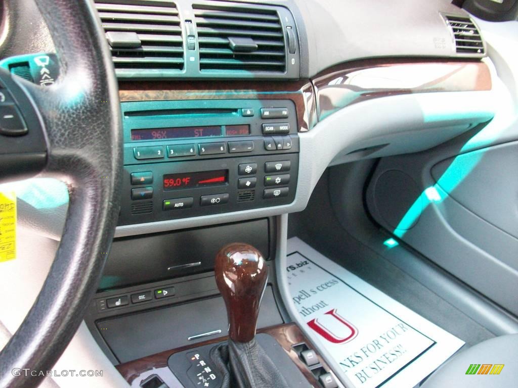 2003 3 Series 325i Sedan - Steel Blue Metallic / Grey photo #16