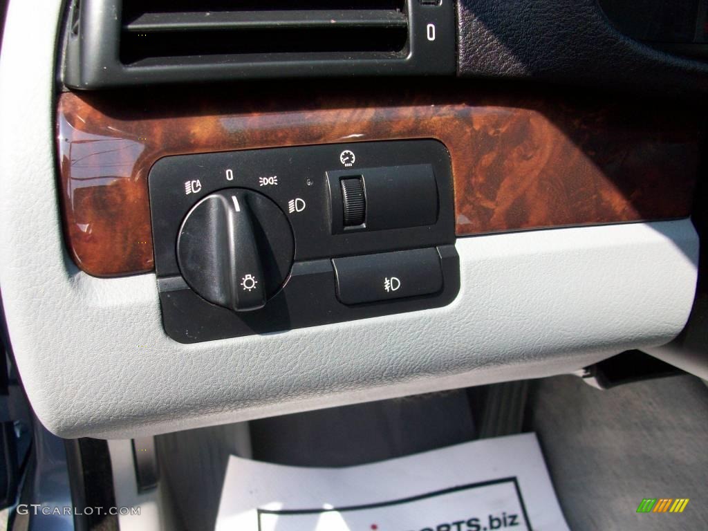 2003 3 Series 325i Sedan - Steel Blue Metallic / Grey photo #20