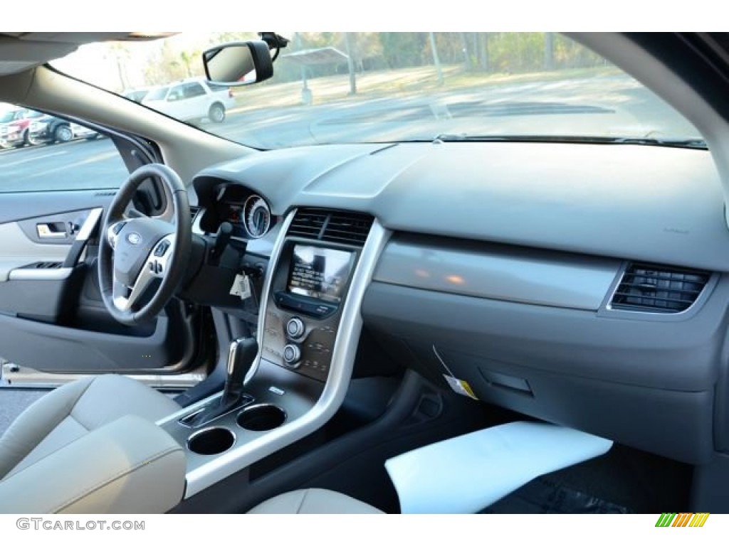 2014 Ford Edge SEL Medium Light Stone Dashboard Photo #88789579