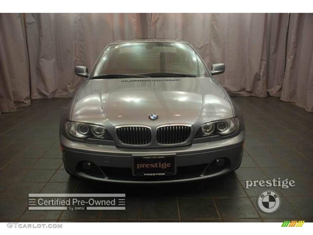 2004 3 Series 330i Coupe - Silver Grey Metallic / Black photo #6
