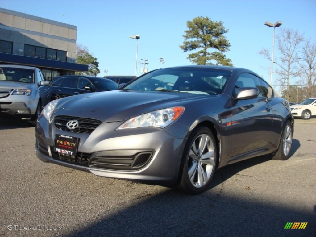 2011 Genesis Coupe 2.0T - Nordschleife Gray / Black Cloth photo #1