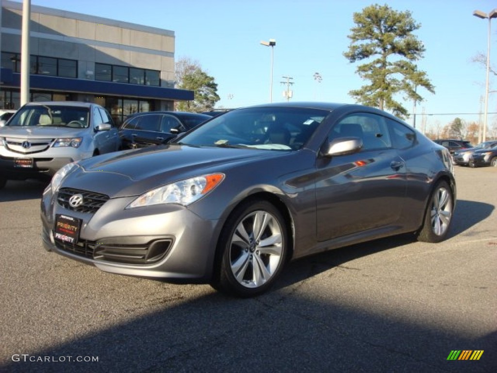 2011 Genesis Coupe 2.0T - Nordschleife Gray / Black Cloth photo #2