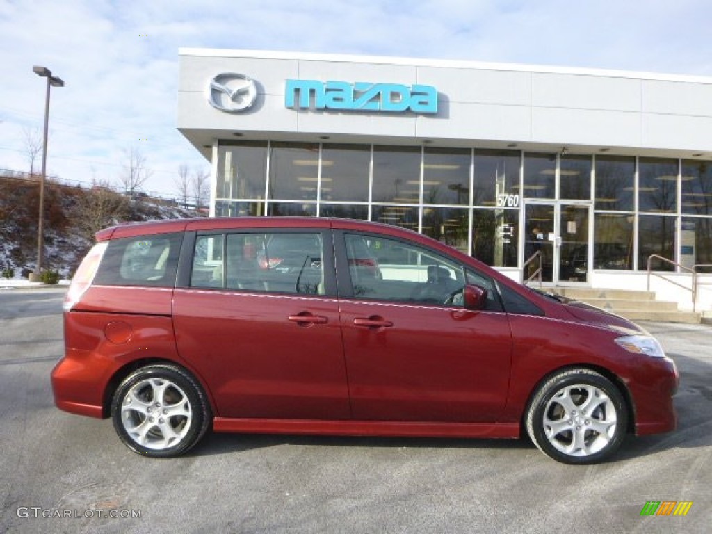 2010 MAZDA5 Touring - Copper Red Mica / Sand photo #1