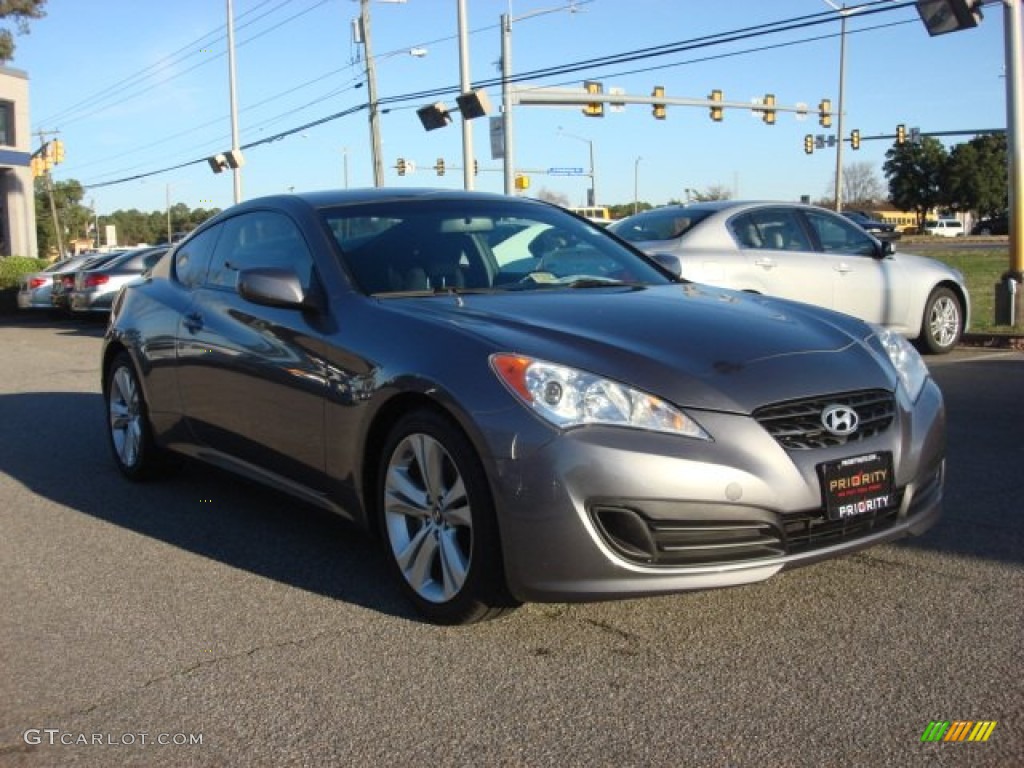 2011 Genesis Coupe 2.0T - Nordschleife Gray / Black Cloth photo #6