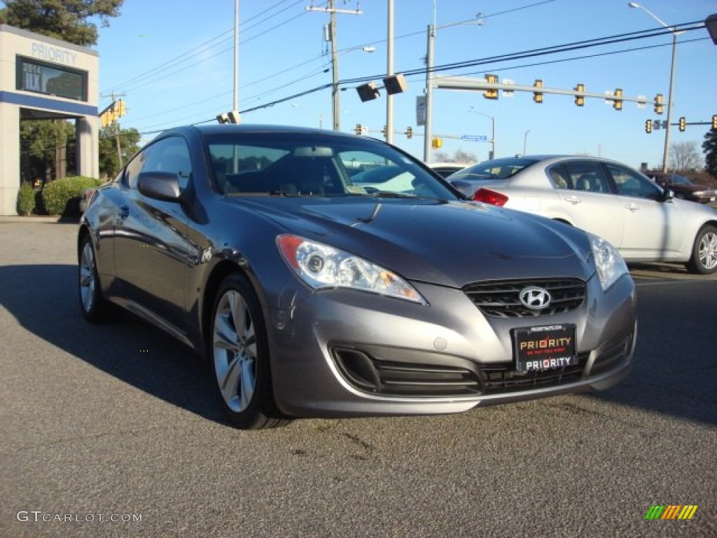 2011 Genesis Coupe 2.0T - Nordschleife Gray / Black Cloth photo #7