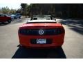 2014 Race Red Ford Mustang V6 Convertible  photo #6