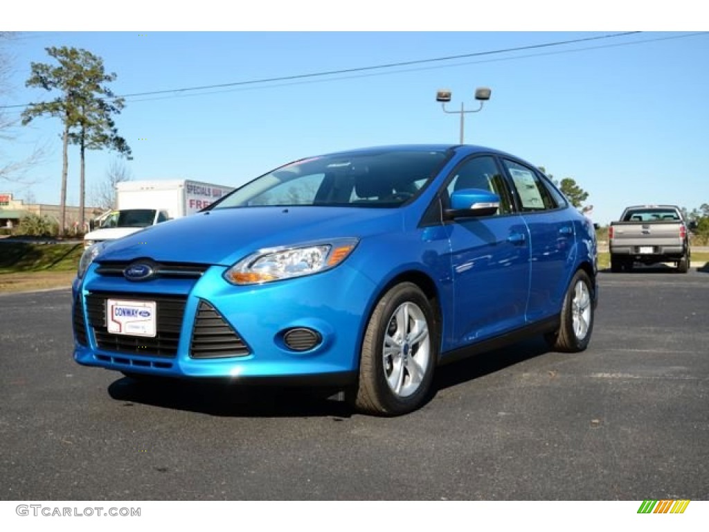 2014 Focus SE Sedan - Blue Candy / Charcoal Black photo #1