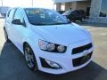 2013 Summit White Chevrolet Sonic RS Hatch  photo #2