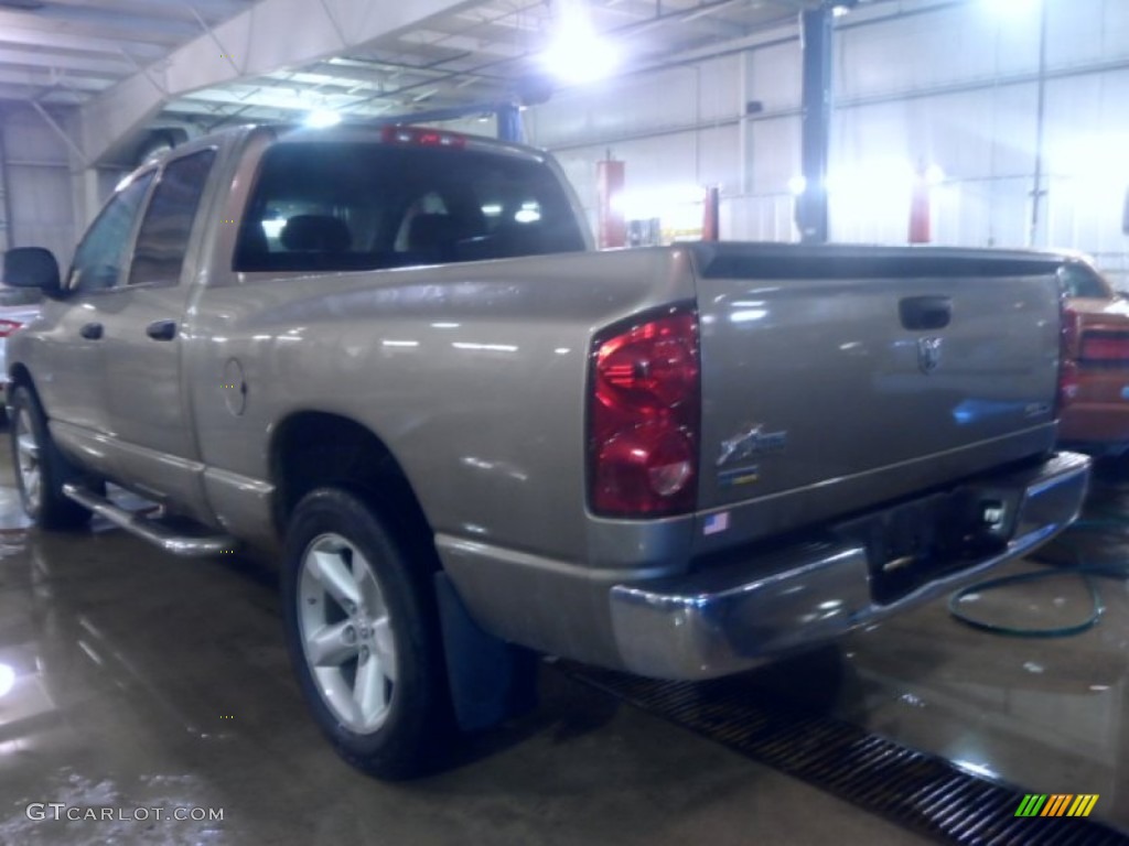 2008 Ram 1500 Big Horn Edition Quad Cab - Light Khaki Metallic / Medium Slate Gray photo #2