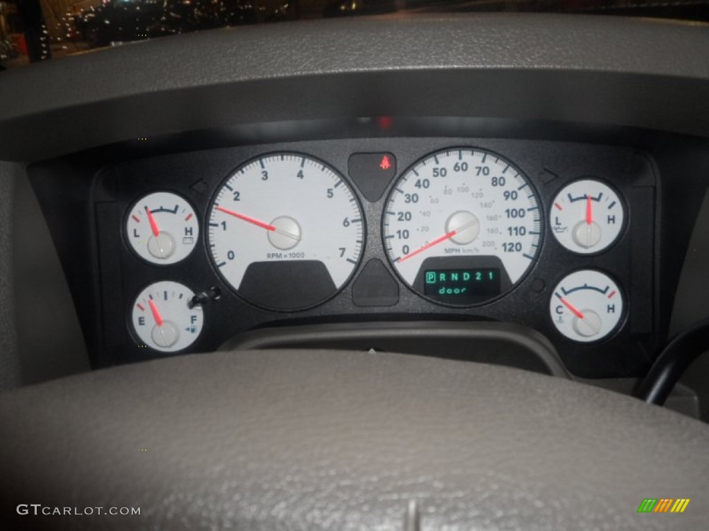 2008 Ram 1500 Big Horn Edition Quad Cab - Light Khaki Metallic / Medium Slate Gray photo #5