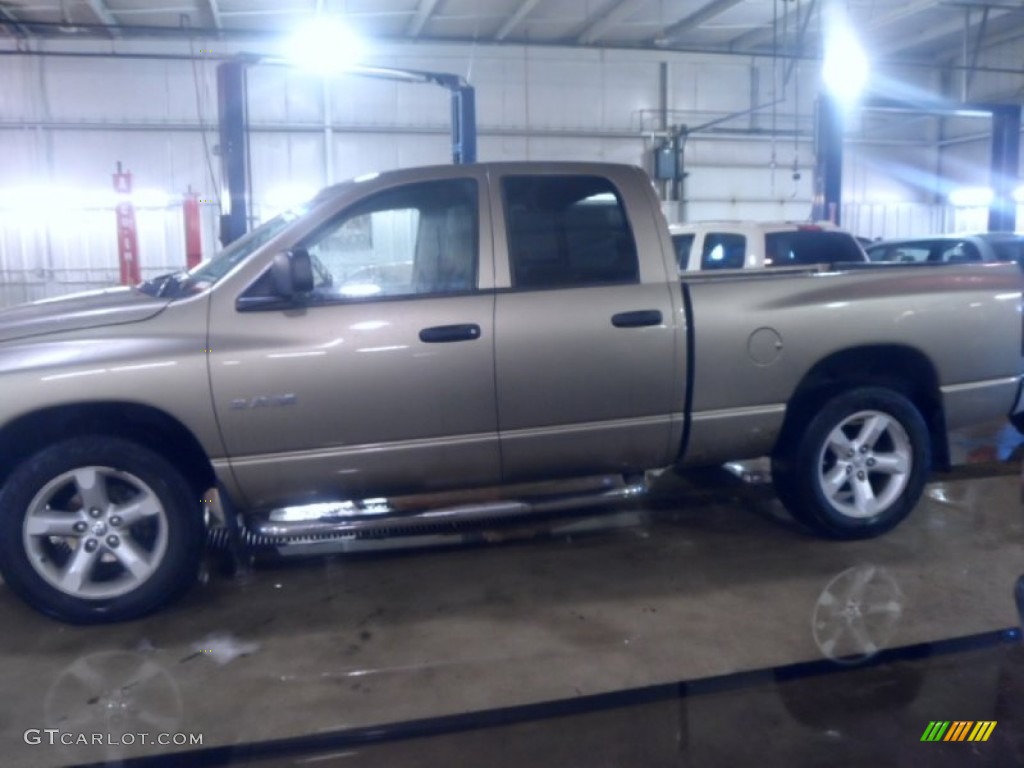 2008 Ram 1500 Big Horn Edition Quad Cab - Light Khaki Metallic / Medium Slate Gray photo #10