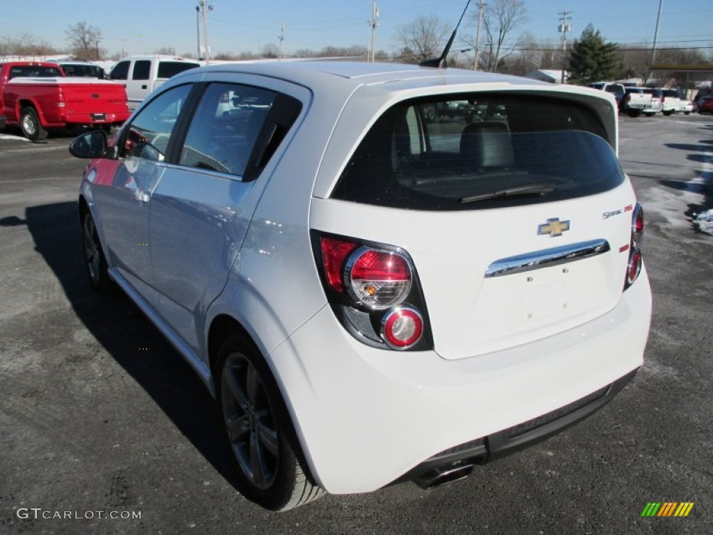 Summit White 2013 Chevrolet Sonic RS Hatch Exterior Photo #88791893