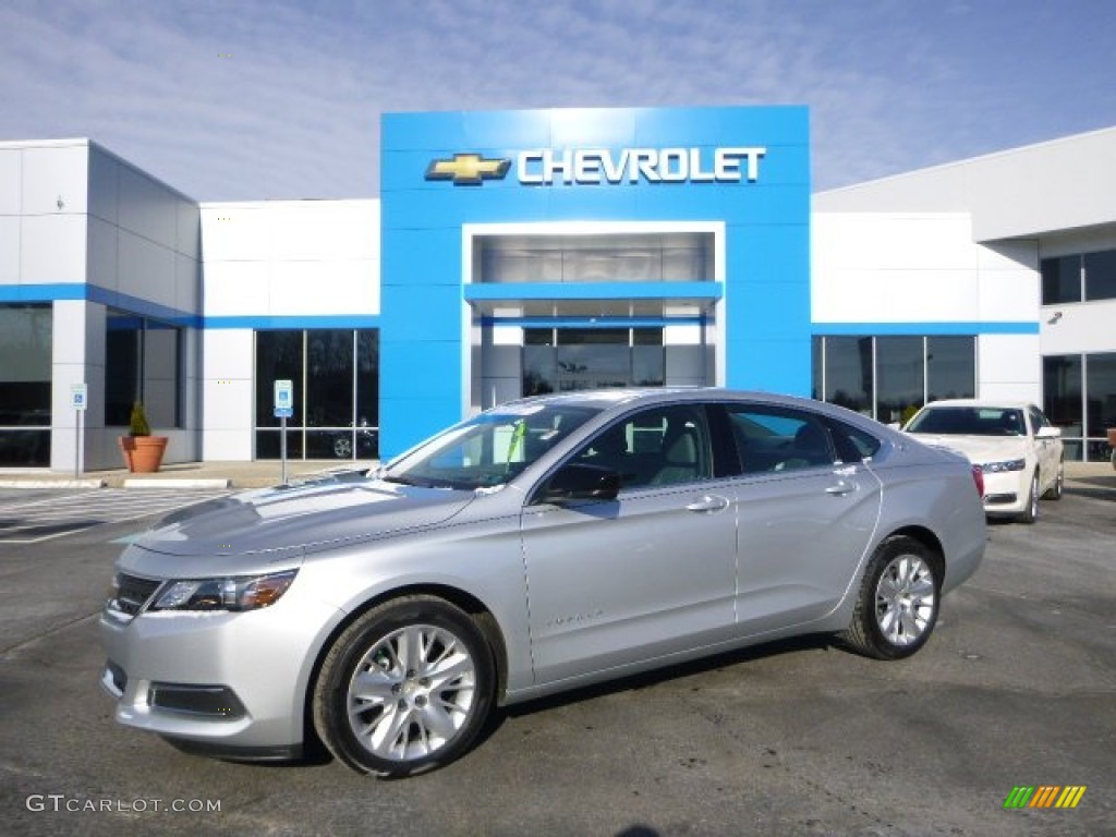 2014 Impala LS - Silver Ice Metallic / Jet Black/Dark Titanium photo #1