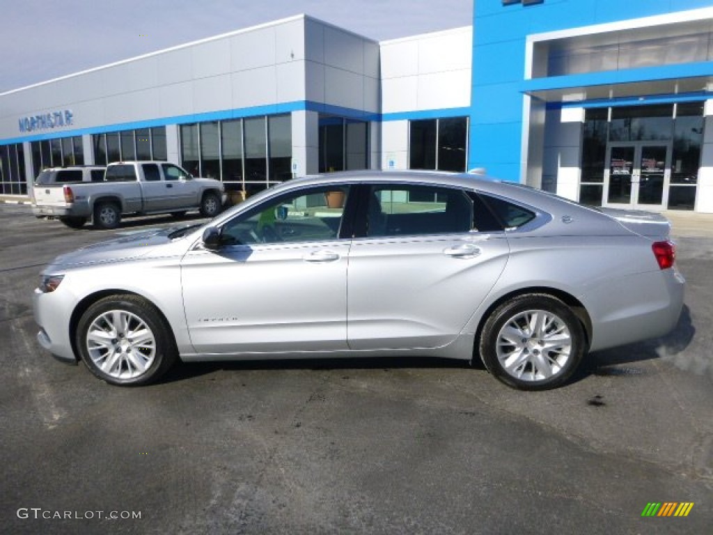 2014 Impala LS - Silver Ice Metallic / Jet Black/Dark Titanium photo #2