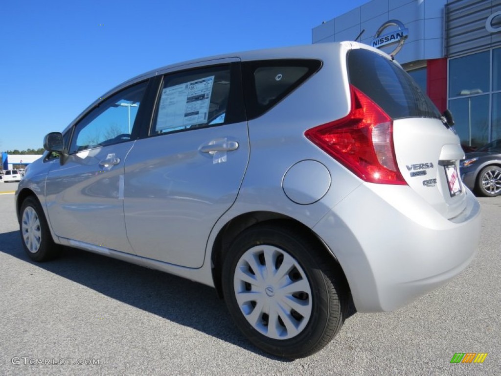 2014 Versa Note S Plus - Brilliant Silver / Charcoal photo #3