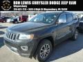 2014 Black Forest Green Pearl Jeep Grand Cherokee Limited 4x4  photo #1