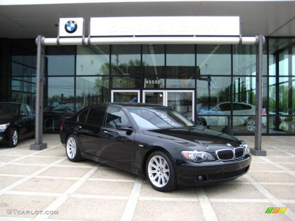 2006 7 Series 750Li Sedan - Jet Black / Black Nasca Leather photo #2