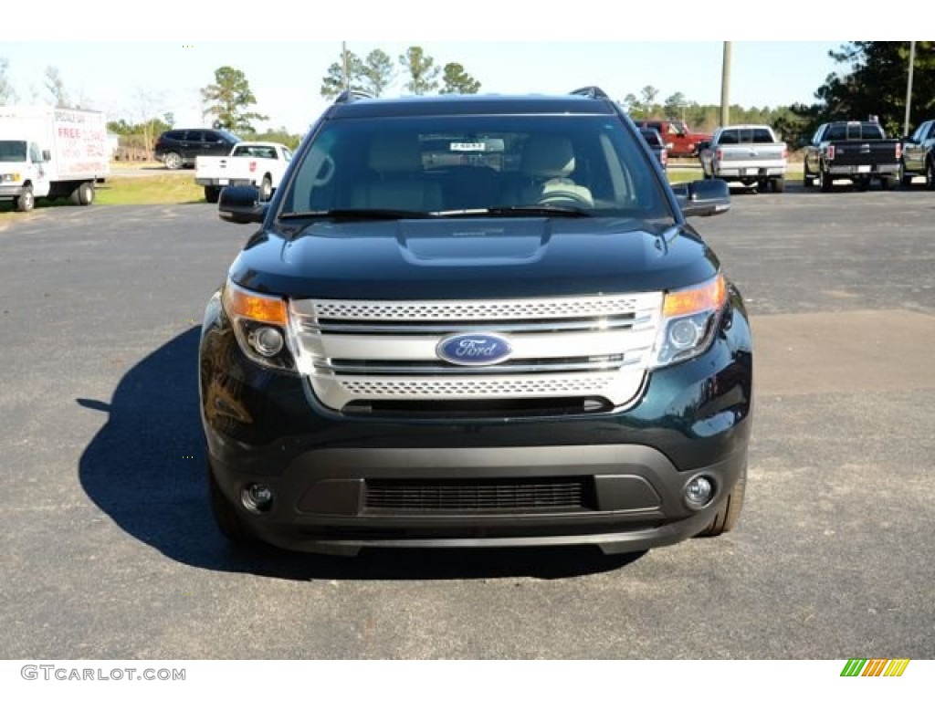2014 Explorer XLT - Dark Side / Medium Light Stone photo #2