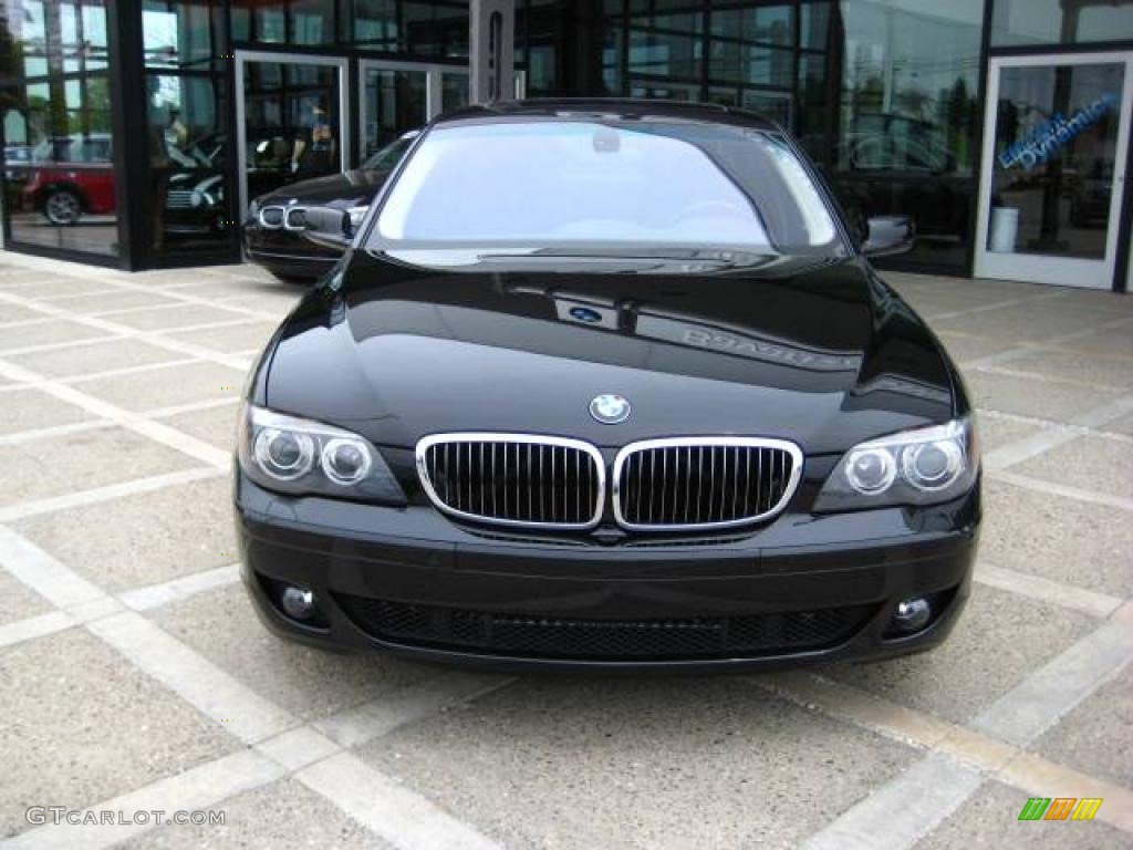 2006 7 Series 750Li Sedan - Jet Black / Black Nasca Leather photo #3