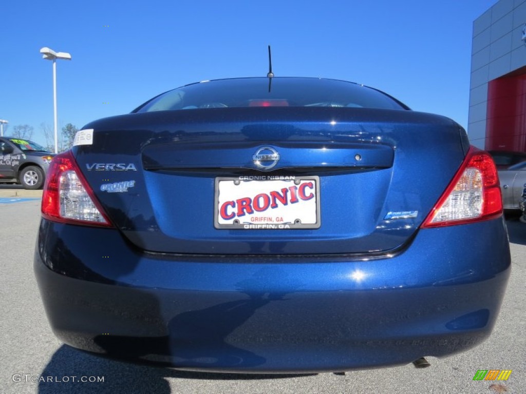 2014 Versa 1.6 S Sedan - Blue Onyx / Charcoal photo #3