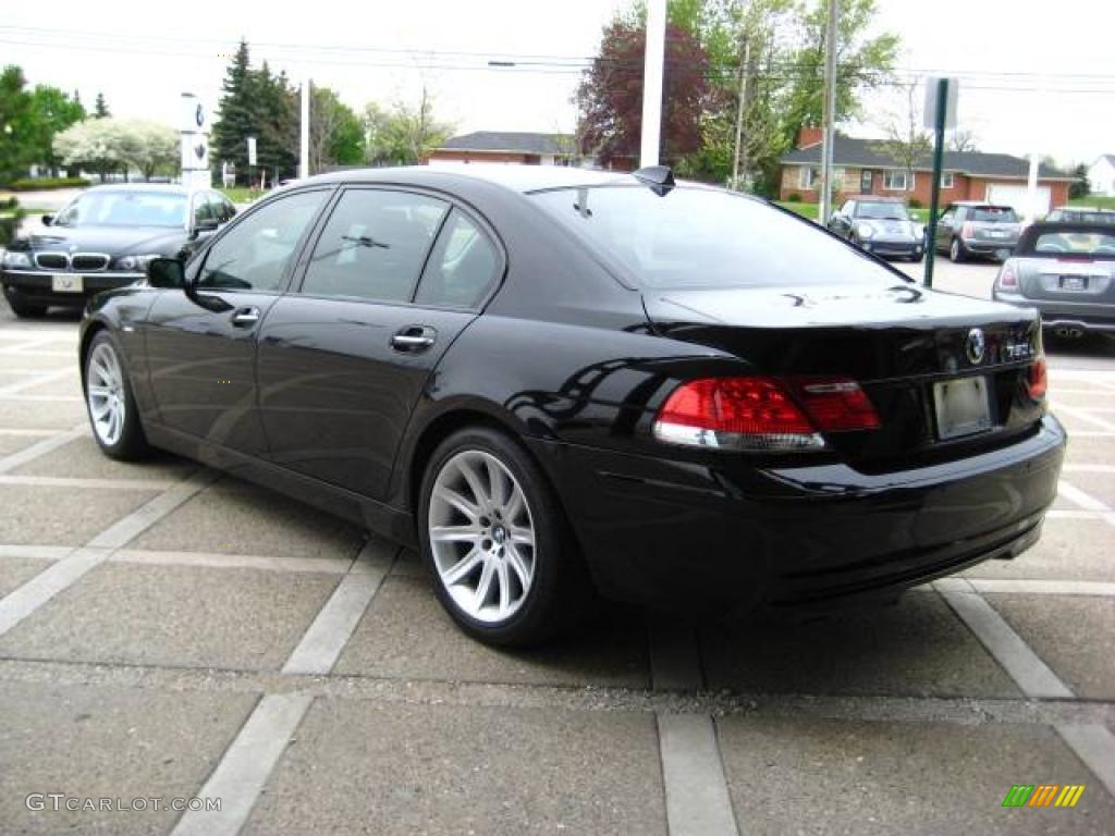 2006 7 Series 750Li Sedan - Jet Black / Black Nasca Leather photo #6