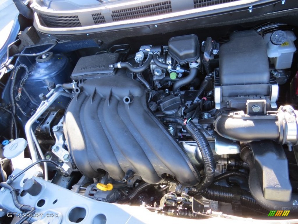 2014 Versa 1.6 S Sedan - Blue Onyx / Charcoal photo #12
