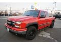 2007 Victory Red Chevrolet Silverado 1500 Classic LS Extended Cab 4x4  photo #2