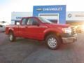 2010 Vermillion Red Ford F150 XL SuperCab  photo #1