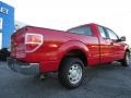 2010 Vermillion Red Ford F150 XL SuperCab  photo #7