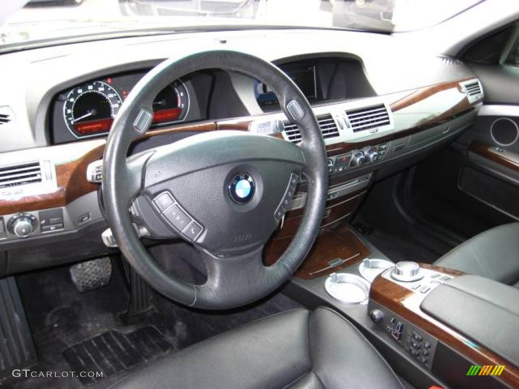 2006 7 Series 750Li Sedan - Jet Black / Black Nasca Leather photo #14