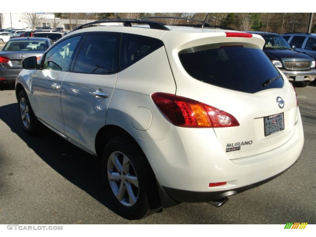 2010 Murano SL AWD - Glacier White Pearl / Beige photo #4