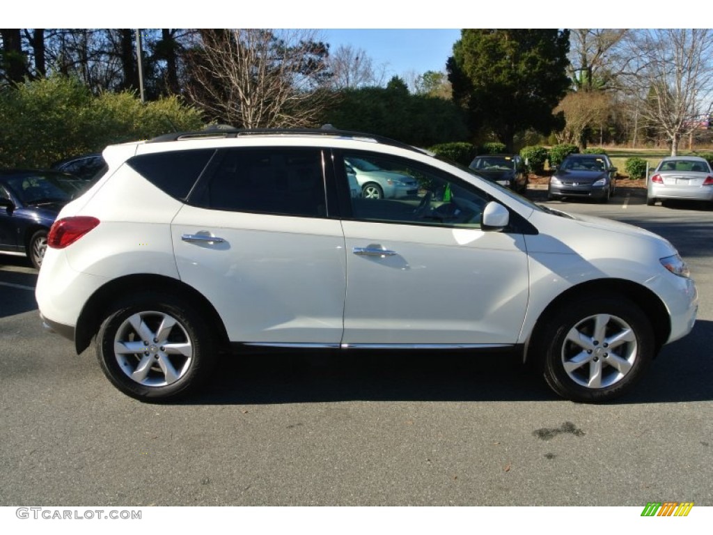 2010 Murano SL AWD - Glacier White Pearl / Beige photo #6