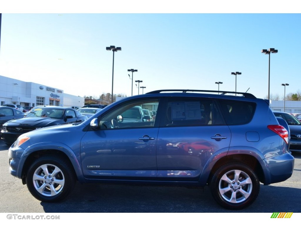 2012 RAV4 Limited - Pacific Blue Metallic / Sand Beige photo #6