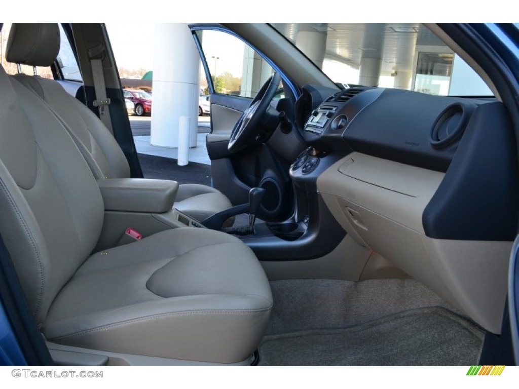 2012 RAV4 Limited - Pacific Blue Metallic / Sand Beige photo #13