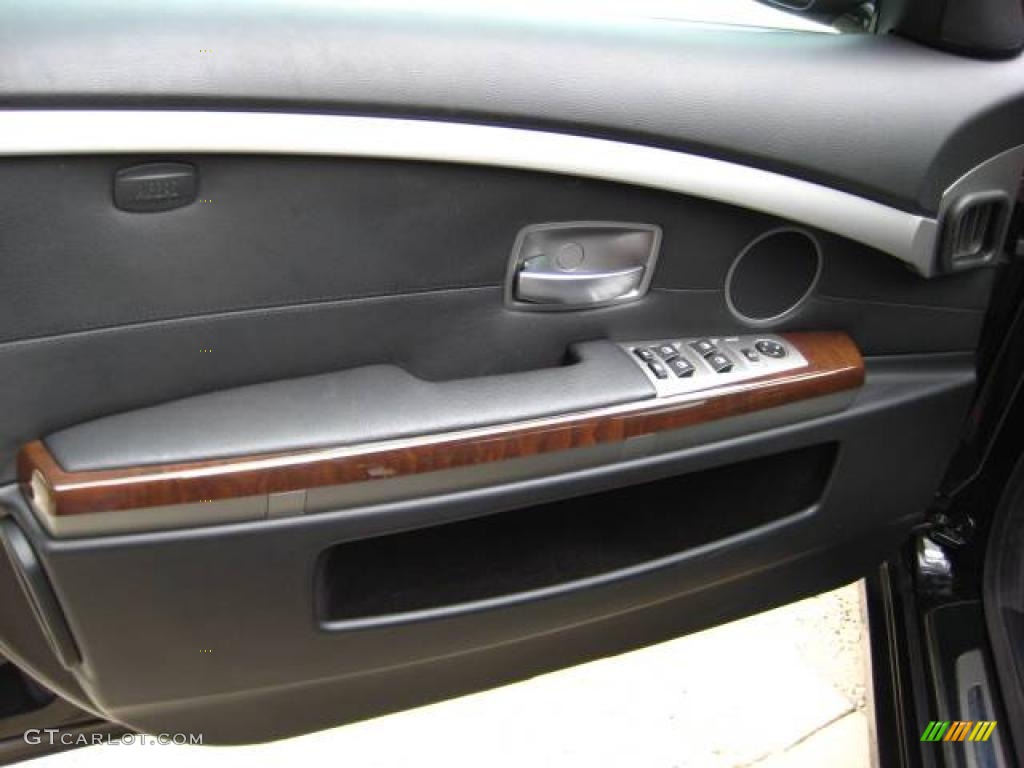 2006 7 Series 750Li Sedan - Jet Black / Black Nasca Leather photo #25