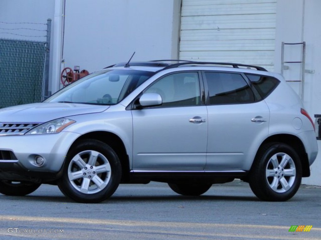 2007 Murano SL - Brilliant Silver Metallic / Charcoal photo #30