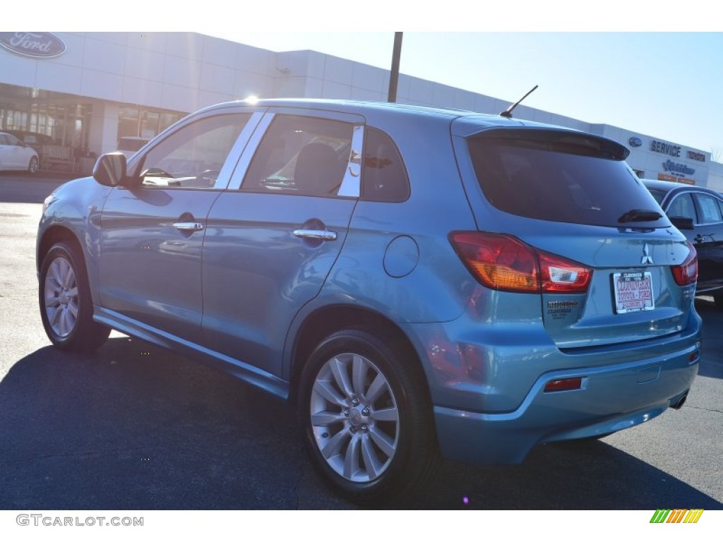 2011 Outlander Sport SE 4WD - Laguna Blue Metallic / Black photo #29