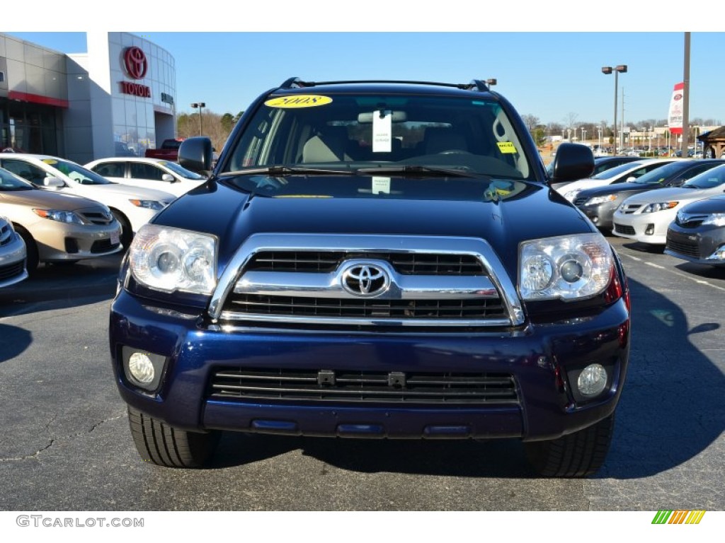 2008 4Runner SR5 - Nautical Blue Metallic / Stone Gray photo #7