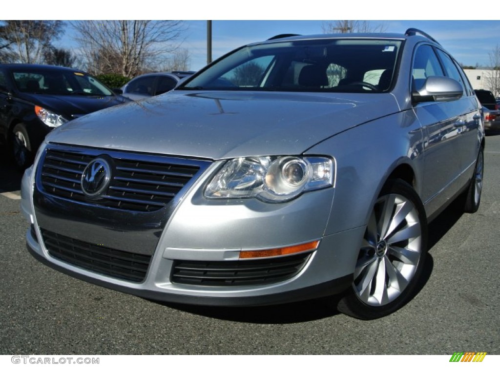 2008 Passat Komfort Wagon - Reflex Silver / Black photo #1