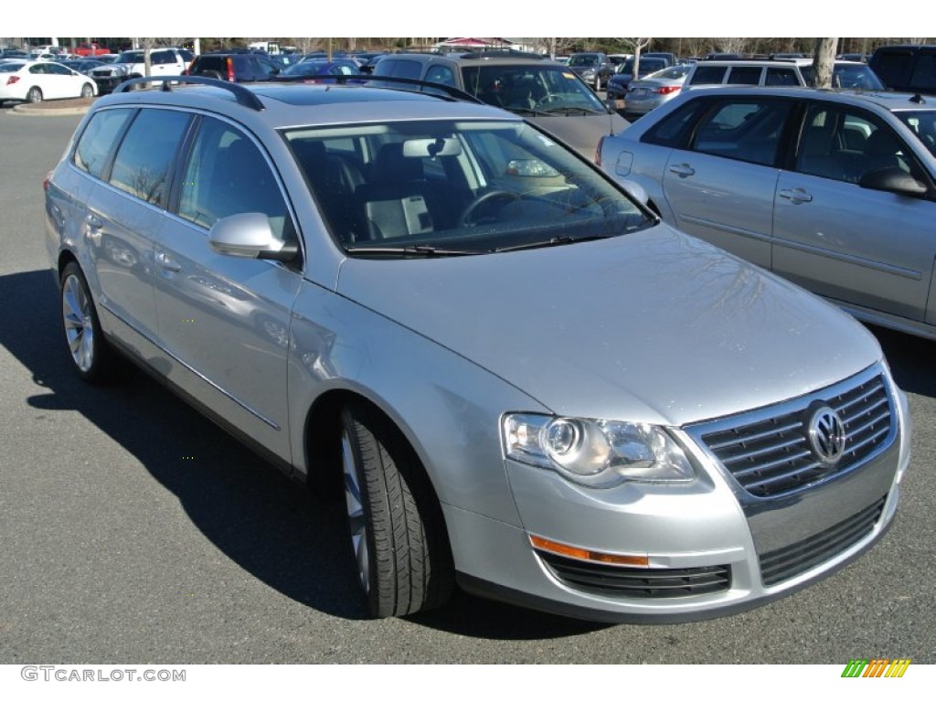 2008 Passat Komfort Wagon - Reflex Silver / Black photo #2