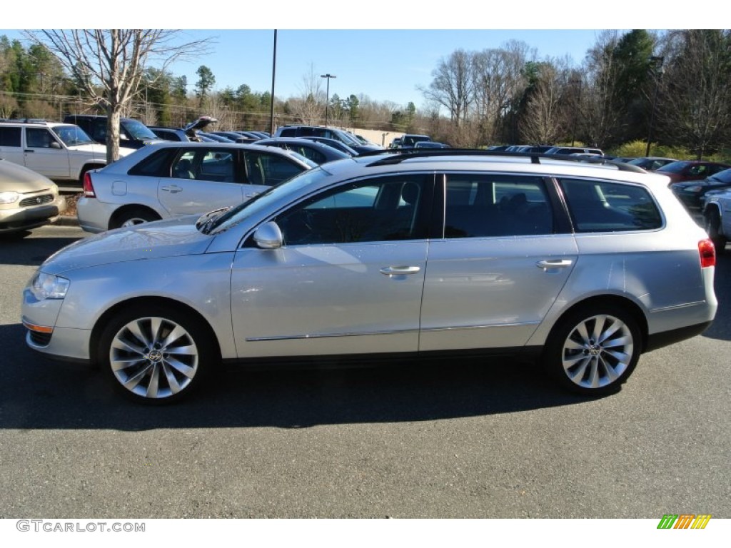 2008 Passat Komfort Wagon - Reflex Silver / Black photo #3
