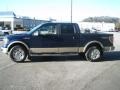 2009 Dark Blue Pearl Metallic Ford F150 Lariat SuperCrew 4x4  photo #4