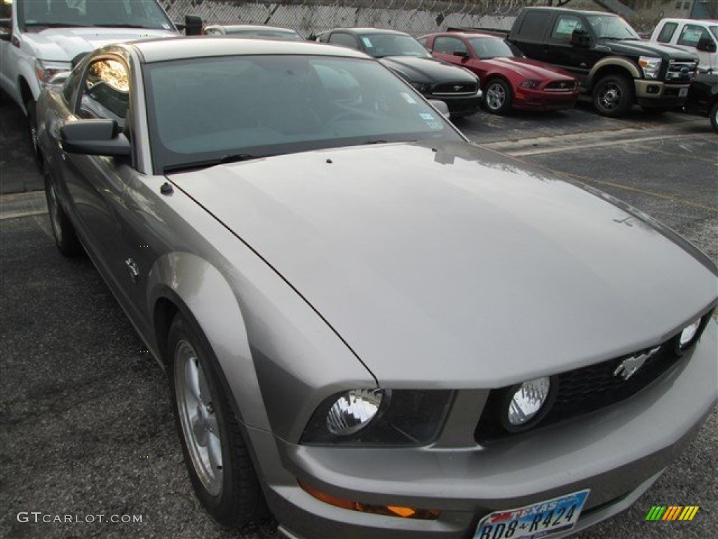 Vapor Silver Metallic Ford Mustang