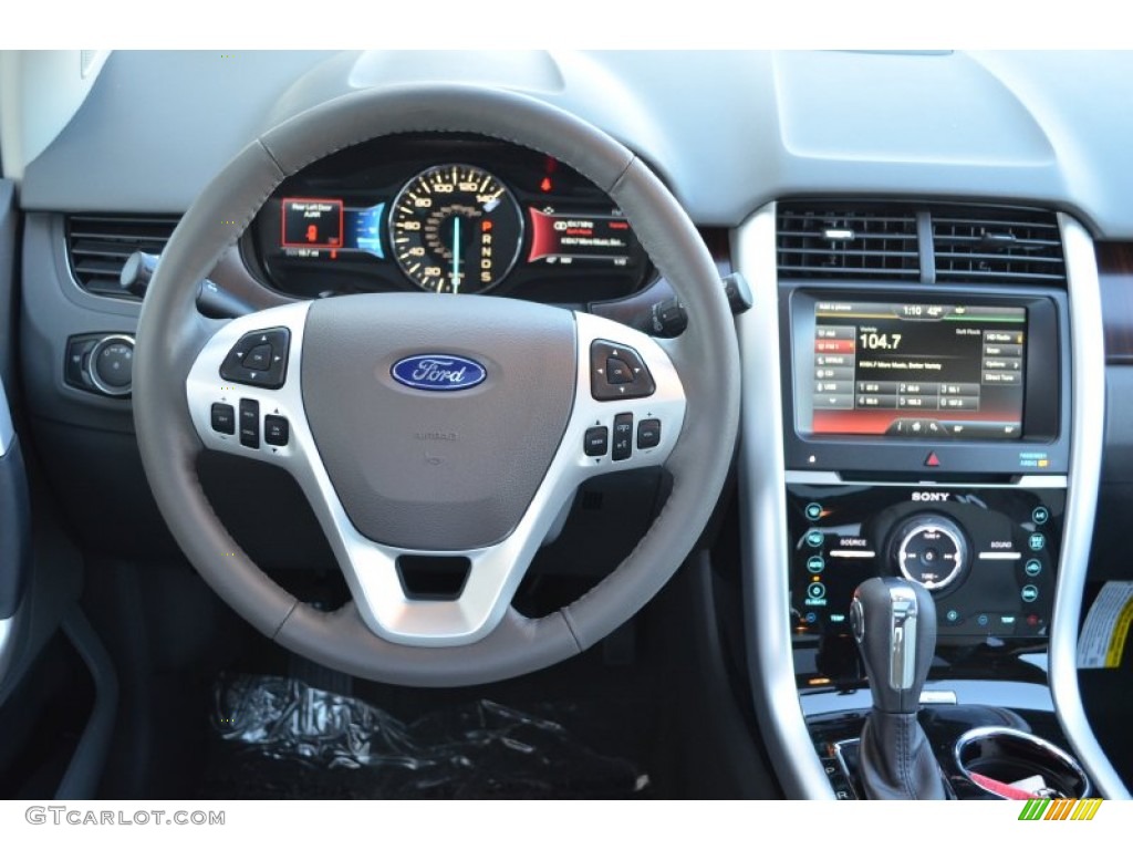 2014 Ford Edge Limited Medium Light Stone Dashboard Photo #88799973