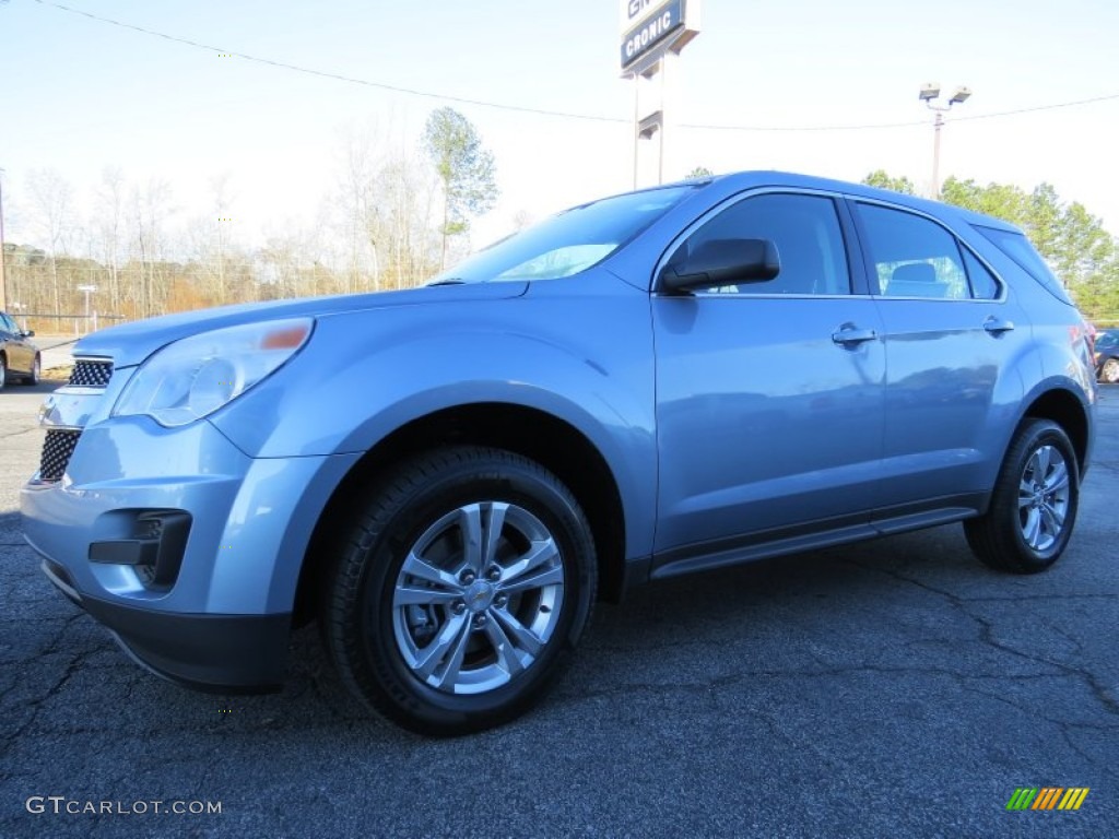 2014 Equinox LS - Silver Topaz Metallic / Jet Black photo #3