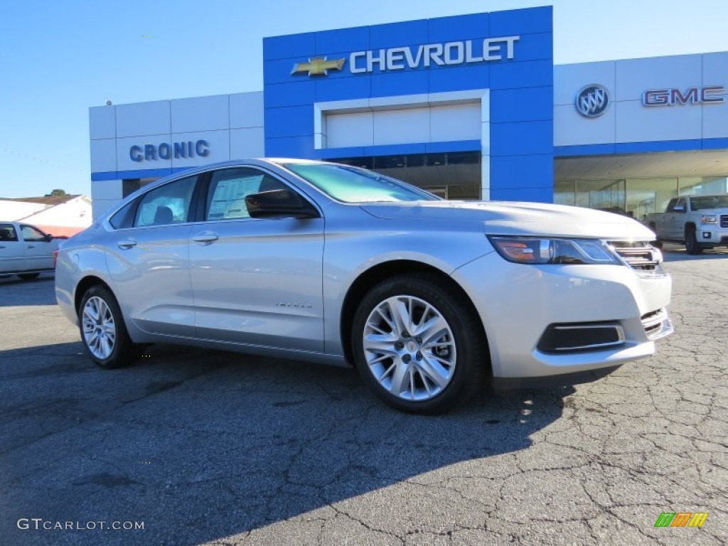 2014 Impala LS - Silver Ice Metallic / Jet Black/Dark Titanium photo #1