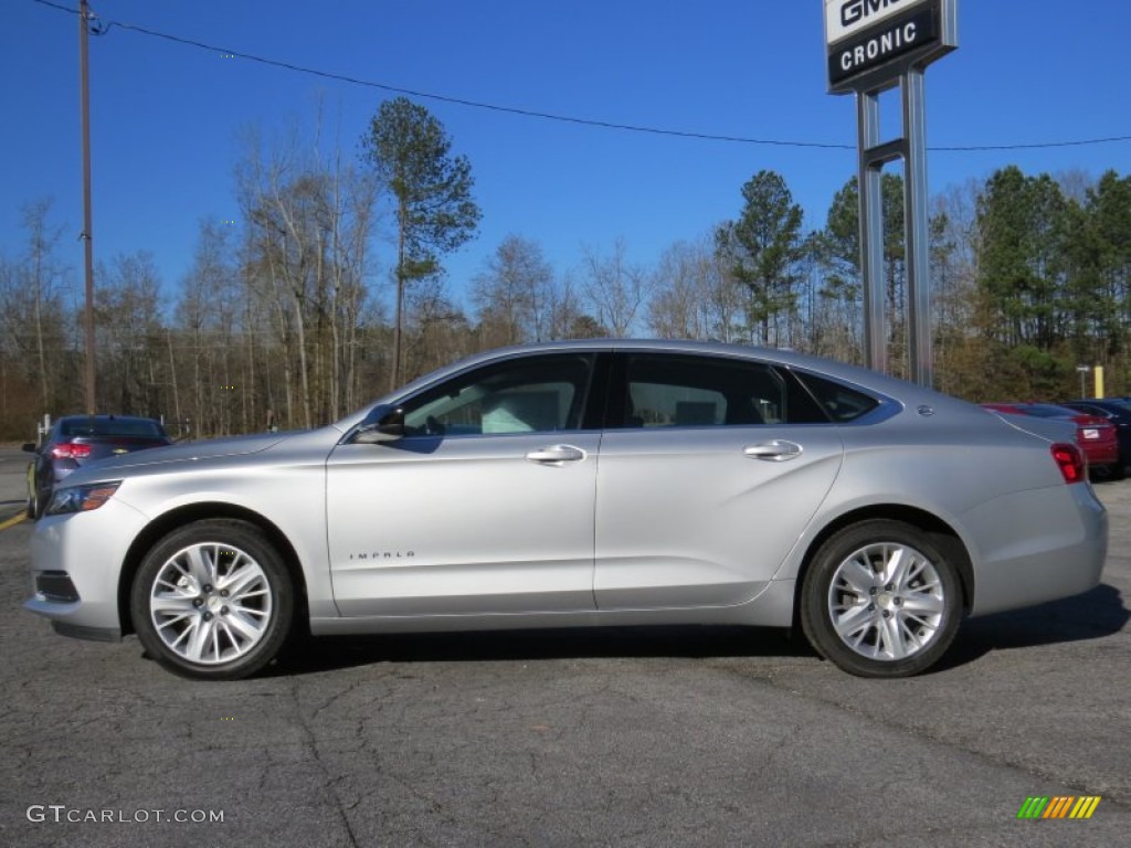 2014 Impala LS - Silver Ice Metallic / Jet Black/Dark Titanium photo #3